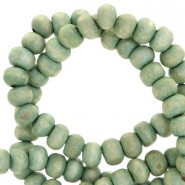 Wooden beads 6mm Nature Wood-meadow green